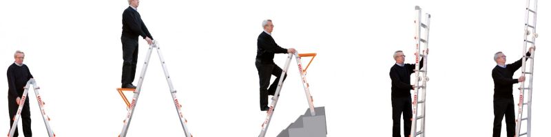 alles mit einer wak teleskopleiter