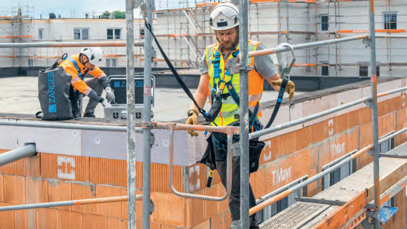 Höhernsicherung Gerüst
